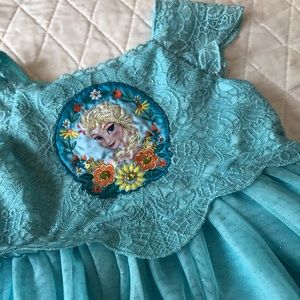 Girls Elsa Princess Dress